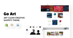 Go Art - Art Clean Creative Shopify Theme - TemplateMonster