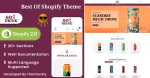 Go Drink - Mega Drinks Shopify 2.0 Responsive theme