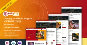 Godpray - Hinduism Religious Wordpress Theme