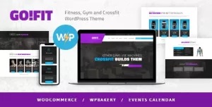 GoFit!  Fitness, Gym and Crossfit WordPress Theme