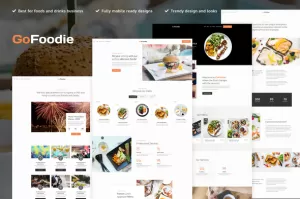 GoFoodie - Cafe & Restaurant Elementor Template Kit