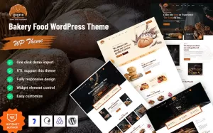 Gogrin - Bakery Food WordPress Theme - TemplateMonster