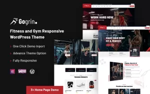 Gogrin - Fitness and Gym WordPress Theme - TemplateMonster