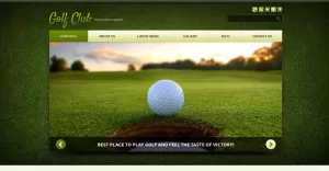 Golf Responsive Joomla Template