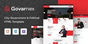 Govarnex - Municipal and Government HTML Template