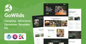 Gowilds - Travel & Tour Booking Elementor Template Kit