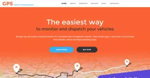 GPS - Car Tracking Moto CMS 3 Template - TemplateMonster