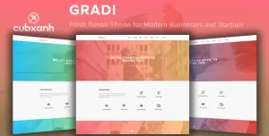 Gradi - Fresh Tumblr Theme for Modern Businesses and Startups