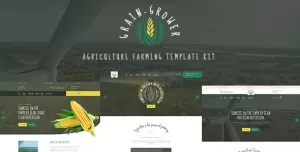 Grain Grower - Agriculture Farm & Farmers Elementor Template Kit