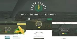 Grain Grower - Agriculture Farm HTML Template