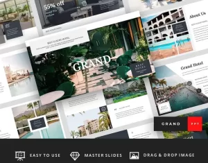 Grand - Hotel PowerPoint template