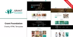 Grant Foundation – Charity Website Template Bootstrap