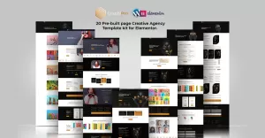 GraphiPro - Premium Digital Agency Elementor  Pro Template Kit