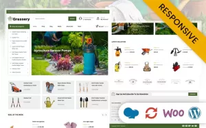 Grassery Garden Tools Store WooCommerce Responsive Theme
