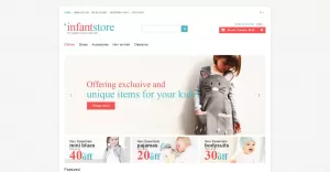 Gratis Baby Store Responsive OpenCart -mall - TemplateMonster