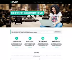 Gravida Corporate WordPress Theme for corporate websites  SKT Theme