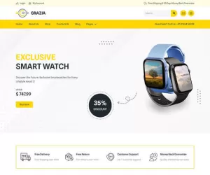 Grazia - WooCommerce Electronic Store Elementor Template Kit