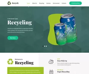 Green Business WordPress theme for nature recycle clean energy biofuel