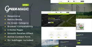Green Magic - Environment / Non-Profit HTML Template
