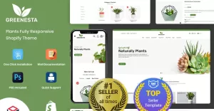 Greenesta Organic - Gardening & Plant Store Shopify Theme