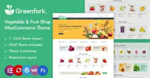 Greenfork - Grocery & Organic Store Elementor WooCommerce Responsive Theme