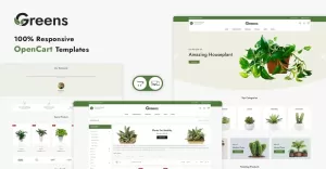 Greens - Ecommerce OpenCart Template - TemplateMonster