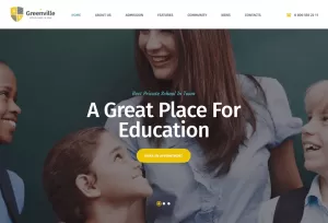 Greenville - Private School WordPress Theme