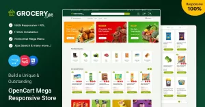 Grocerygo - Grocery and Food Multipurpose Responsive OpenCart Store