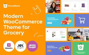 GroceStore - Bright And Attractive Grocery eCommerce Website WooCommerce Theme