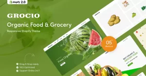 Grocio - Organic Food & Grocery Responsive Shopify Theme