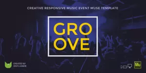Groove - Music Event / Party / Festival Responsive Muse Template