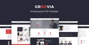 Groovia - Multipurpose PSD Template