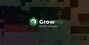Grownix - SEO, Marketing business PSD Template
