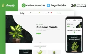 Growup - Organic Garden Store Shopify Theme - TemplateMonster