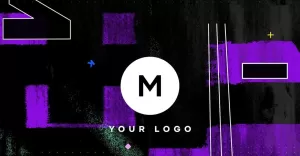 Grunge Distortion Logo Reveal - Premiere Pro Template