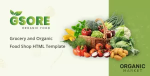 Gsore - Grocery and Organic Food Shop HTML Template