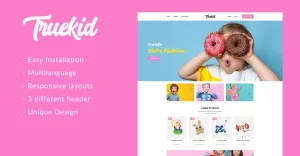 Gts Truekid - Responsive Shopify Theme - TemplateMonster