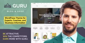 GuruBlog - Business Blog & Shop WordPress Theme for Experts