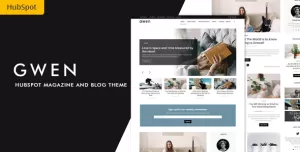 Gwen - HubSpot Theme for Blog and Magazine