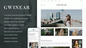Gwinear - A Stylish WordPress Blogging Theme - Themes ...