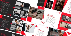 Gym & Fitness Your Body Powerpoint Template