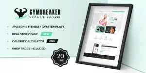 GymBreaker - Fitness PSD Template