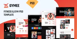 GYMEE - Fitness and Gym PSD Template