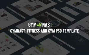 GYMNAST - Fitness and Gym PSD Template - TemplateMonster