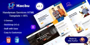 Hacbu - Handyman Services HTML Template