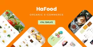 HaFood - Organic E-commerce HTML Template
