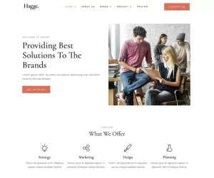 Hagge - Creative Portfolio Elementor Template Kit