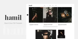 Hamil - Blog & Shop PSD Template