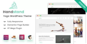 Handstand - Yoga WordPress Theme
