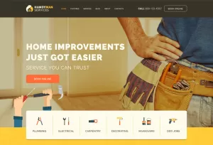 Handyman - Construction and Repair Services WP Theme